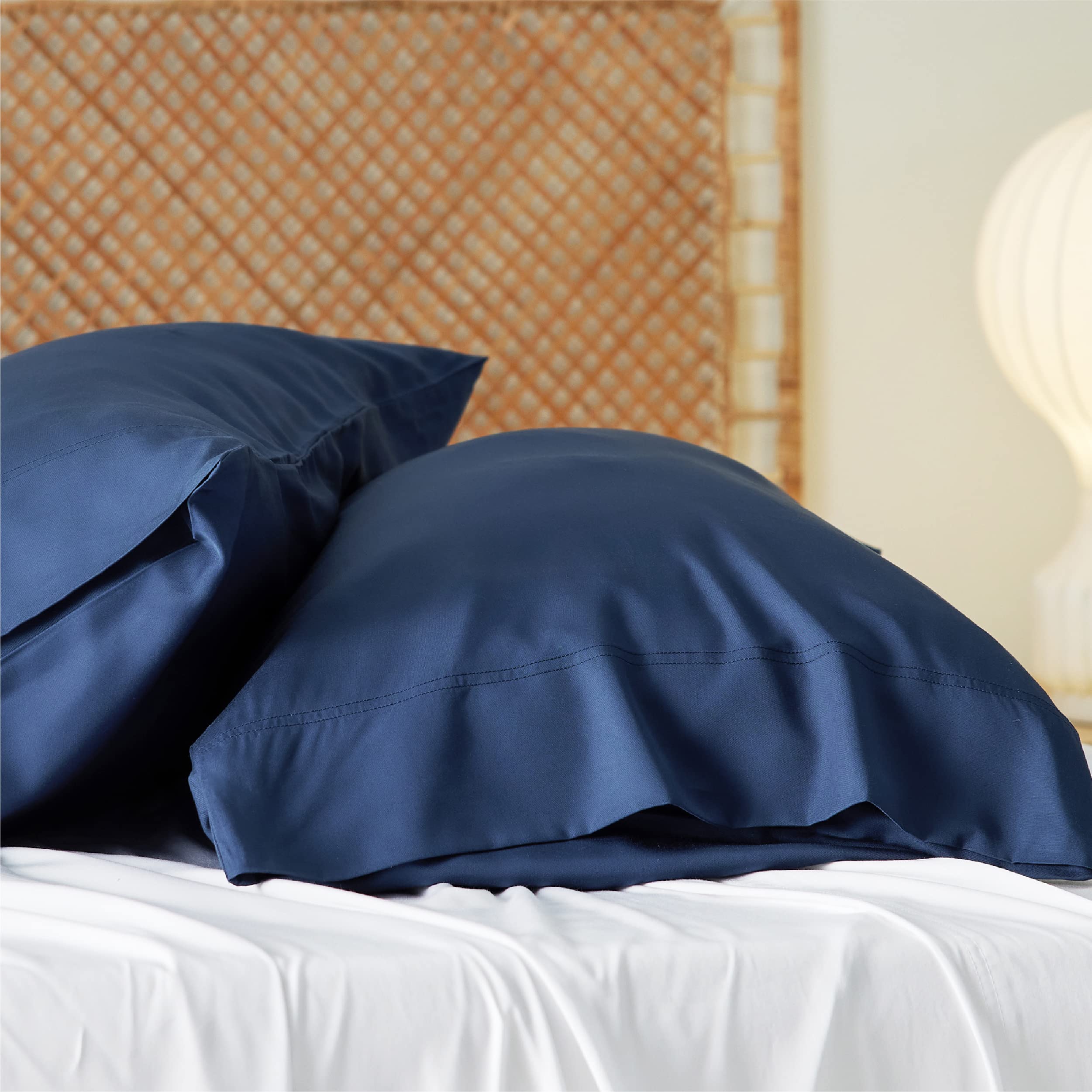 Bedsure neatly folded pair ready-to-gift in natural hues