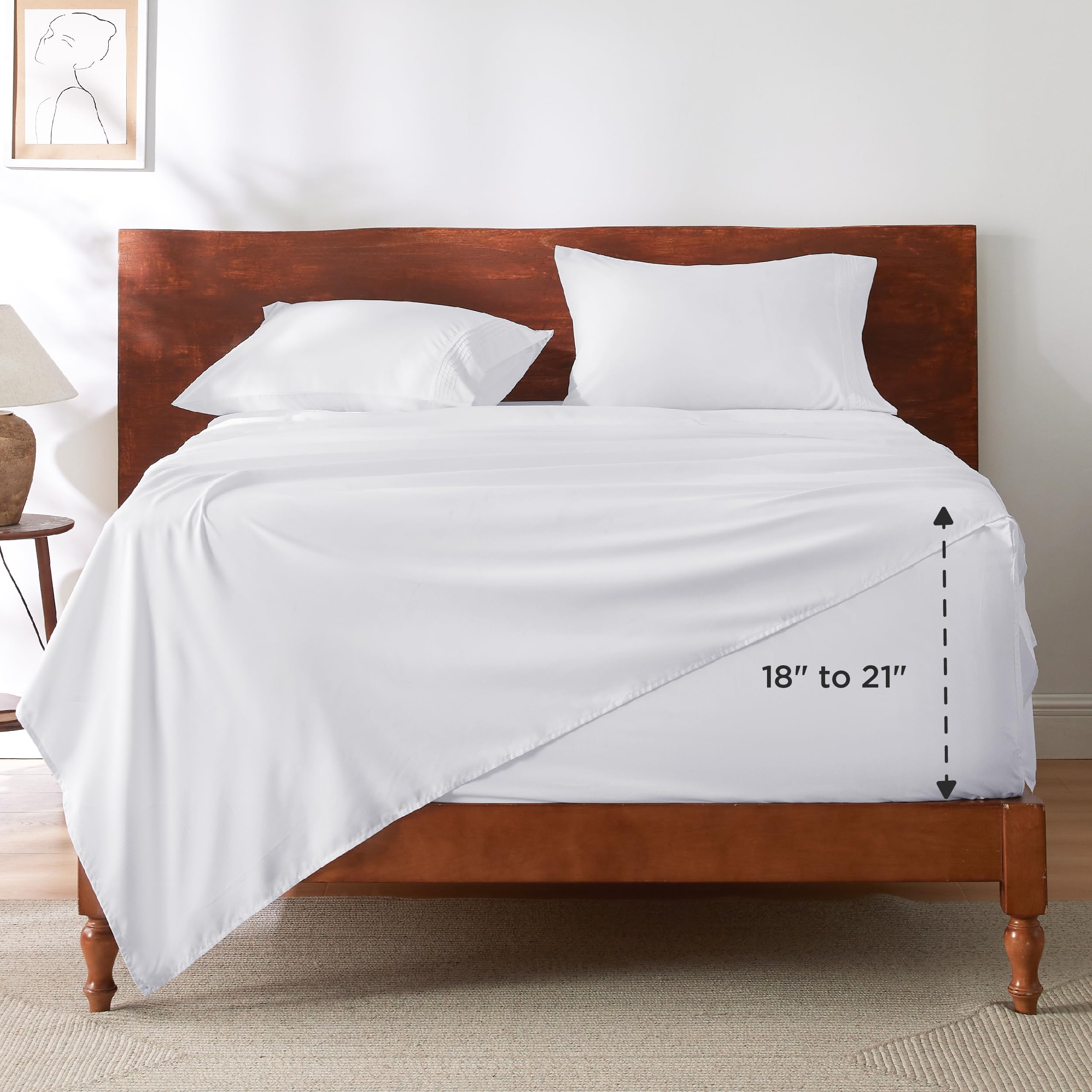 Bedsure folded set ready to store showing compact organization and neatness