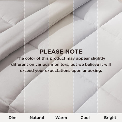 Bedsure folded comforter ready for storage or gifting with neat packaging