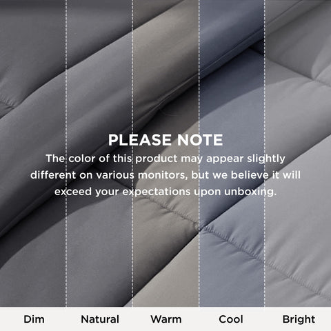 Bedsure folded comforter ready for storage shows easy-care convenience