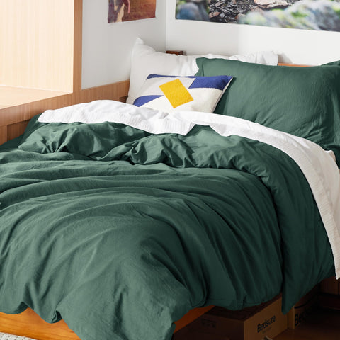 Bedsure internal corner tie close-up securing comforter and preventing bunching
