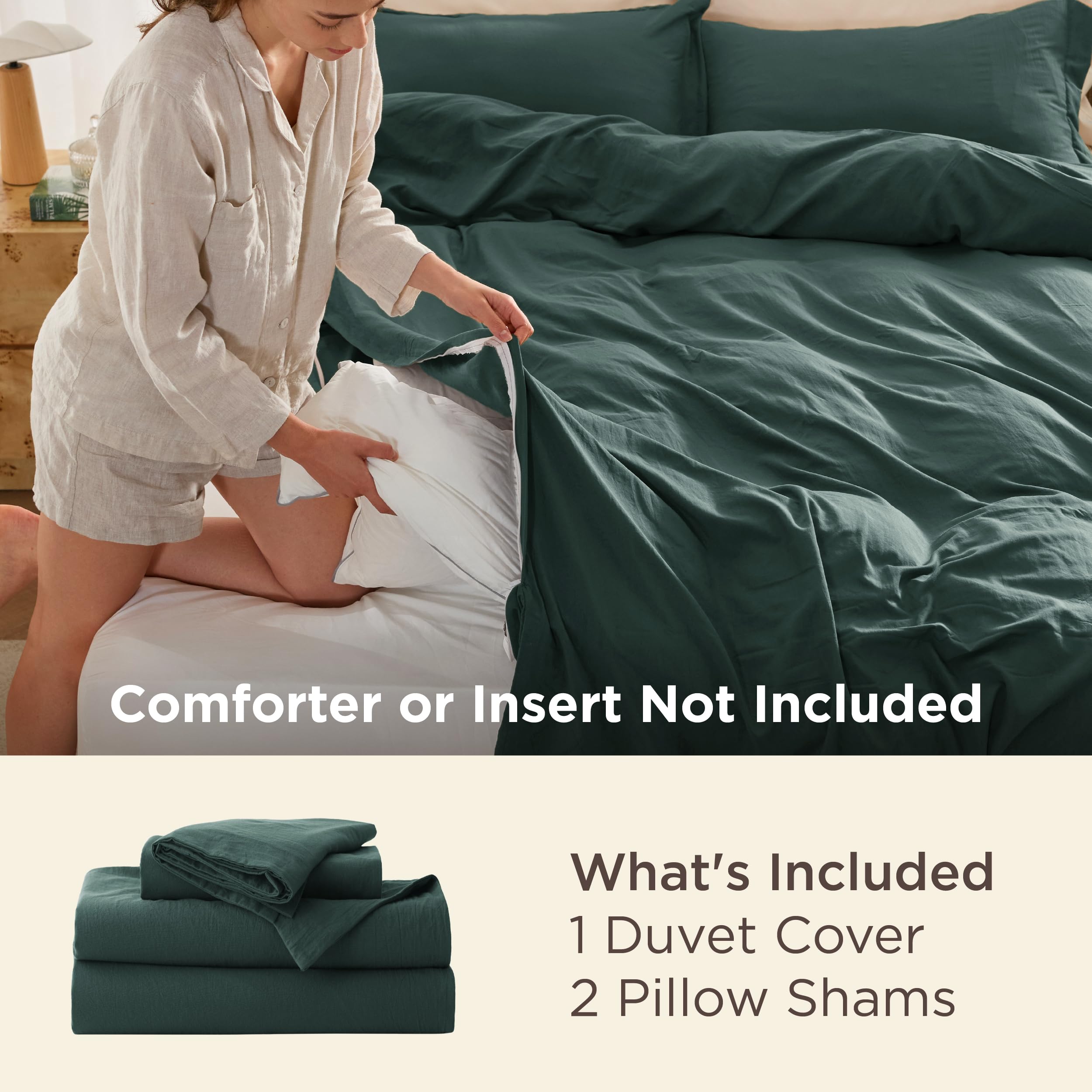 Bedsure close-up of brushed microfiber texture for cozy, soft feel