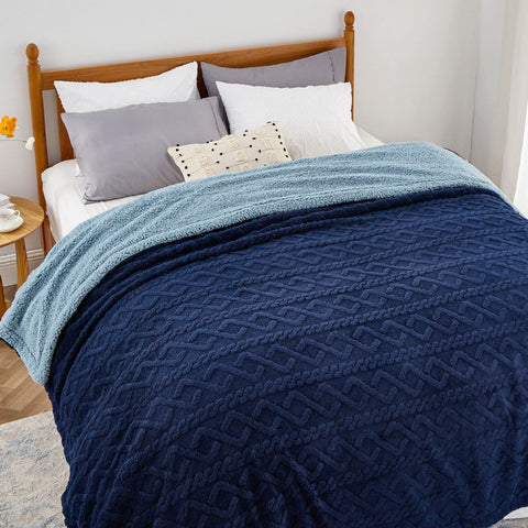 Bedsure front packaging showing blanket and convenient gift-ready box