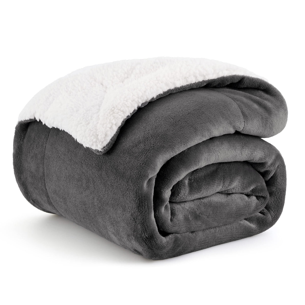Bedsure front packaging showing compact gift-ready blanket and label benefits
