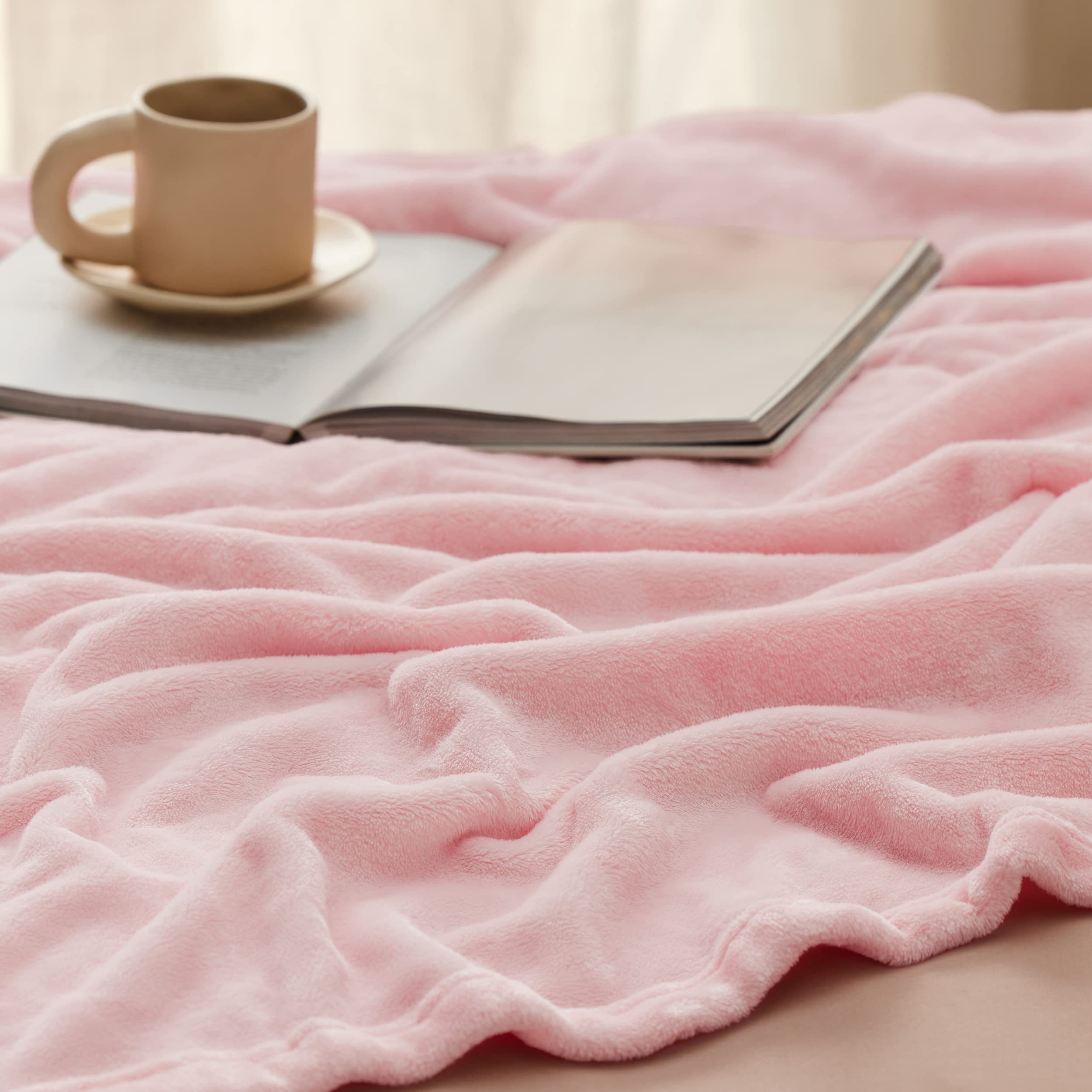 Bedsure blanket on twin bed offering neat styling and warmth
