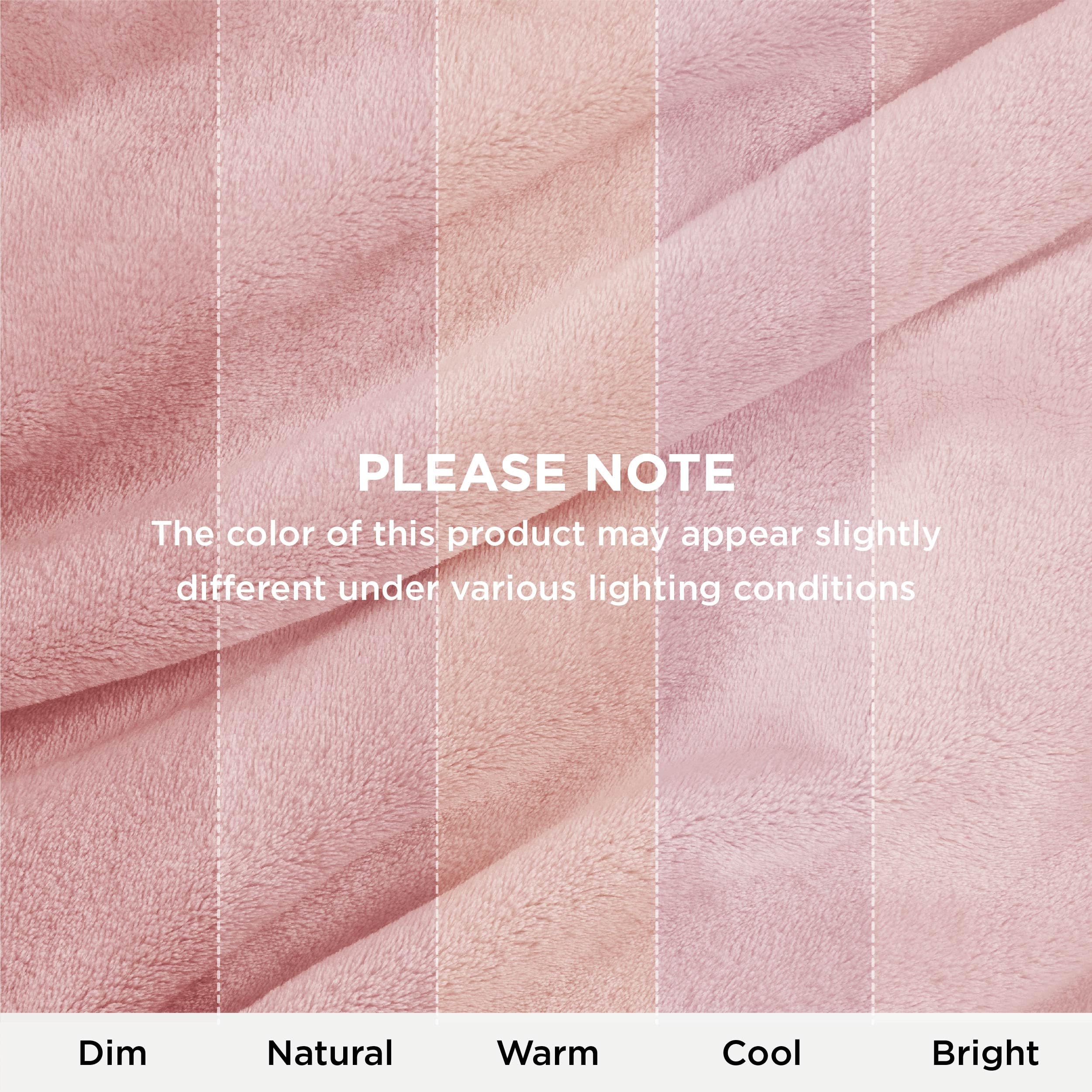 Bedsure blanket with pet on top providing soft, pet-friendly surface