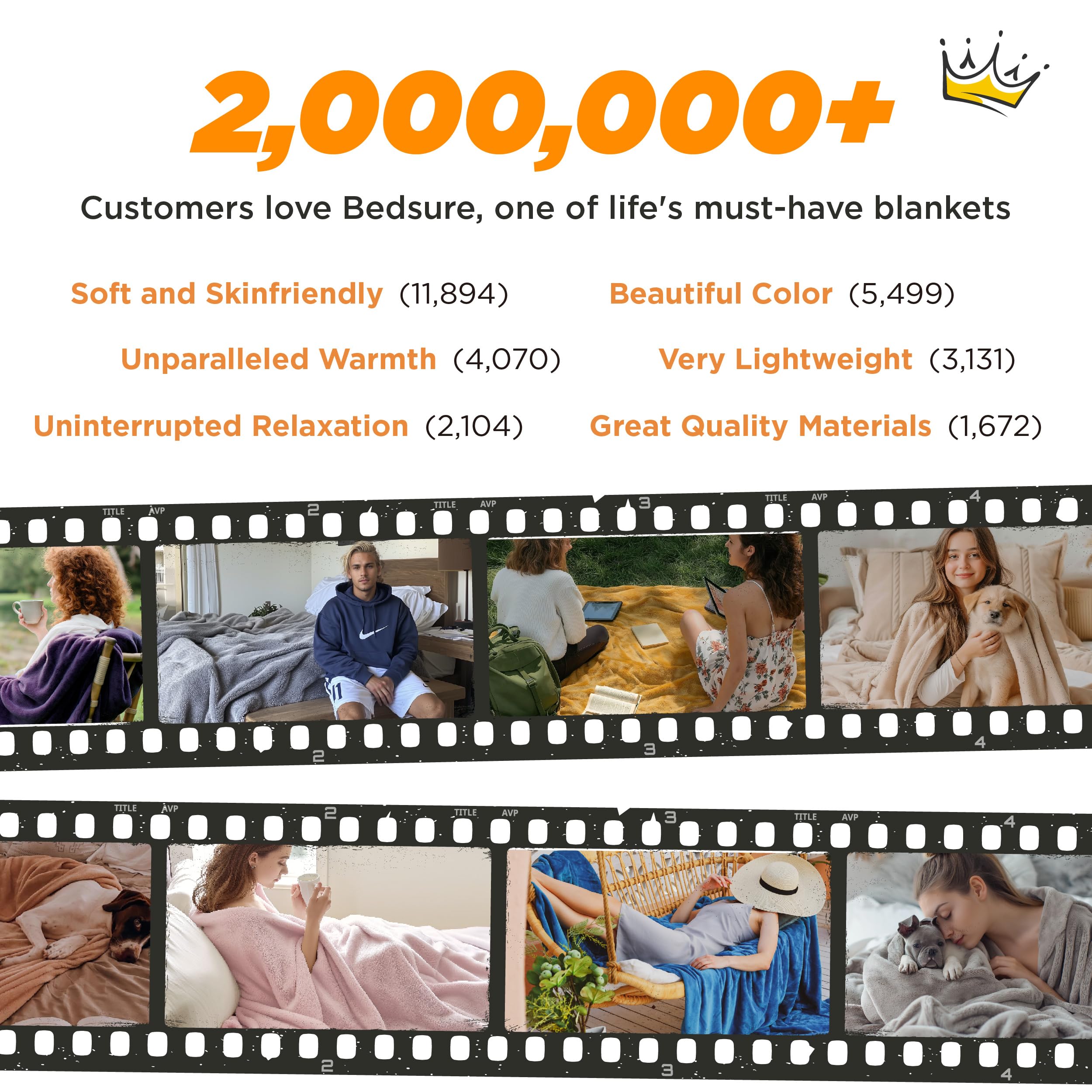 Bedsure GentleSoft folded packed for travel showing compact, easy-to-store convenience