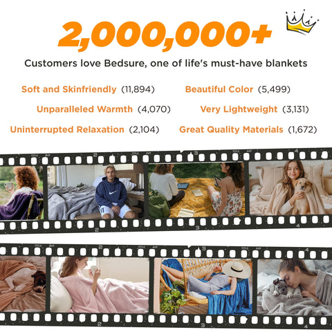 Bedsure GentleSoft folded packed for travel showing compact, easy-to-store convenience