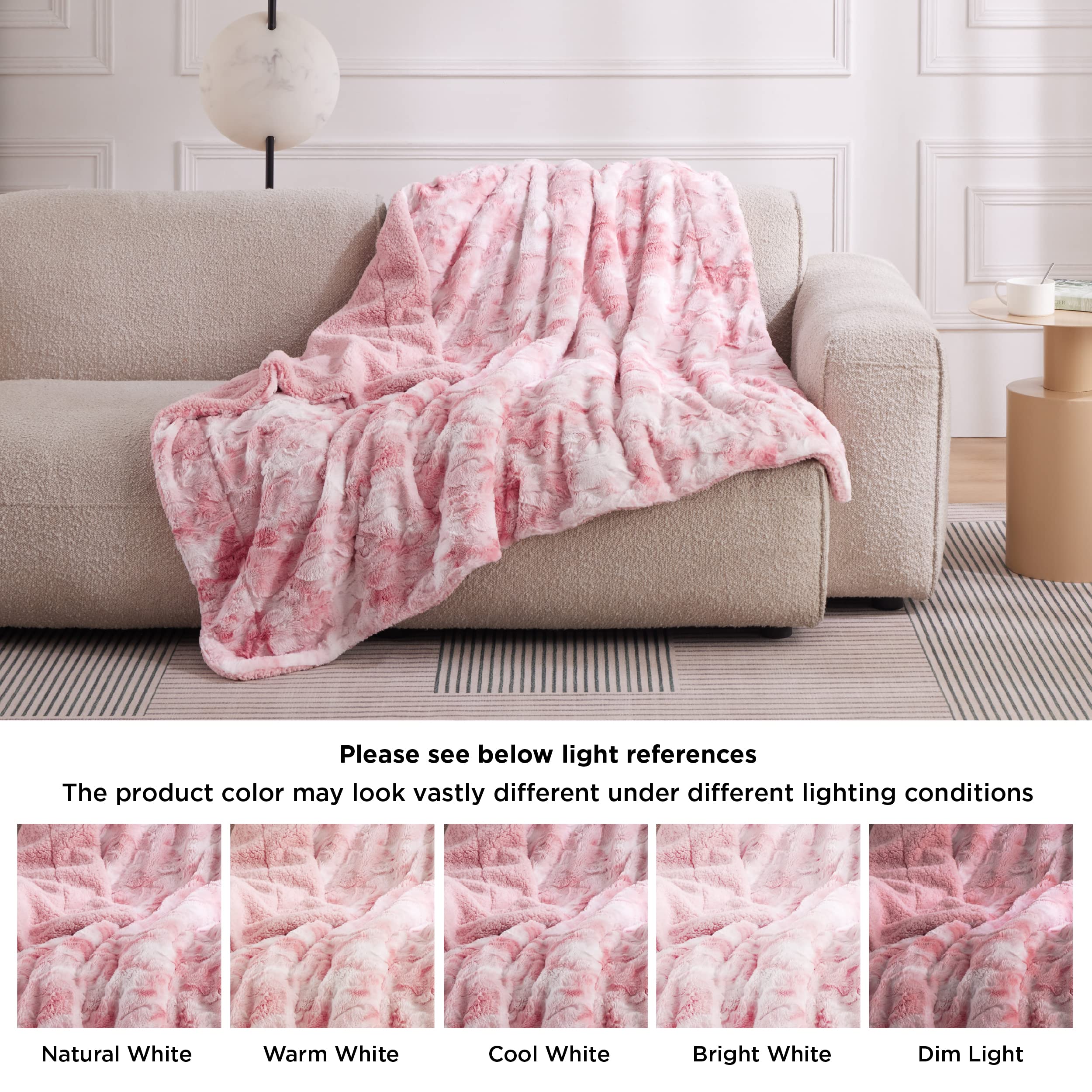 Bedsure blanket neatly folded showing easy storage and neatness