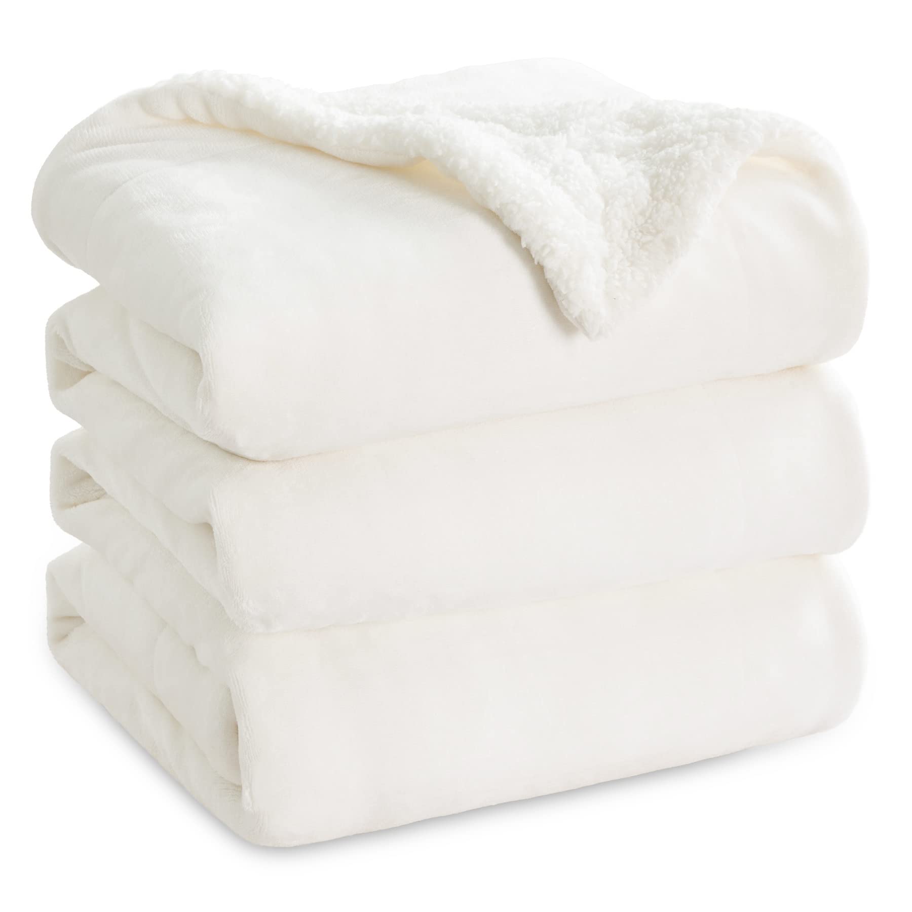 Bedsure GentleSoft folded front view showing neat presentation and cozy comfort