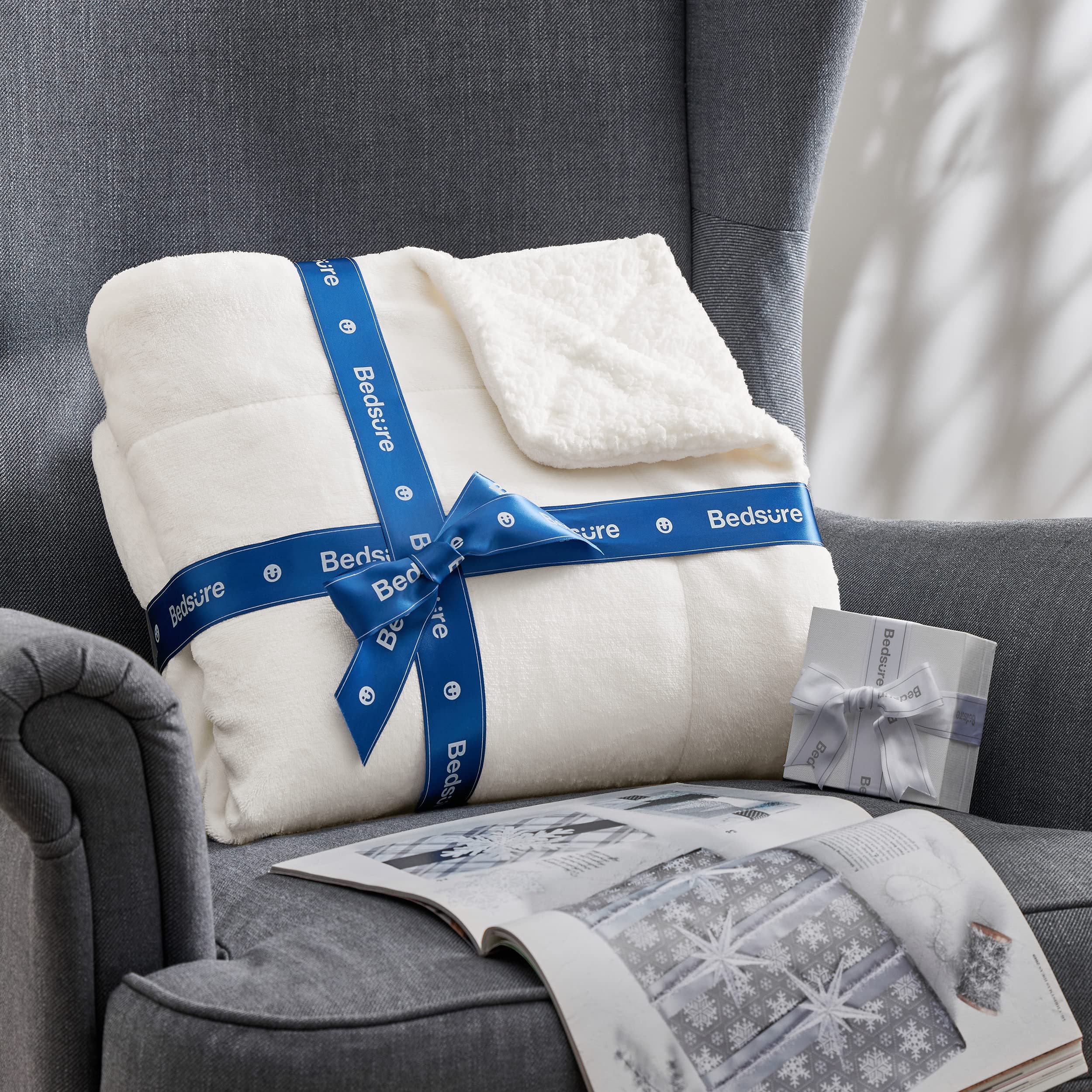 Bedsure GentleSoft gift-ready box packaging shown for easy giving and presentation