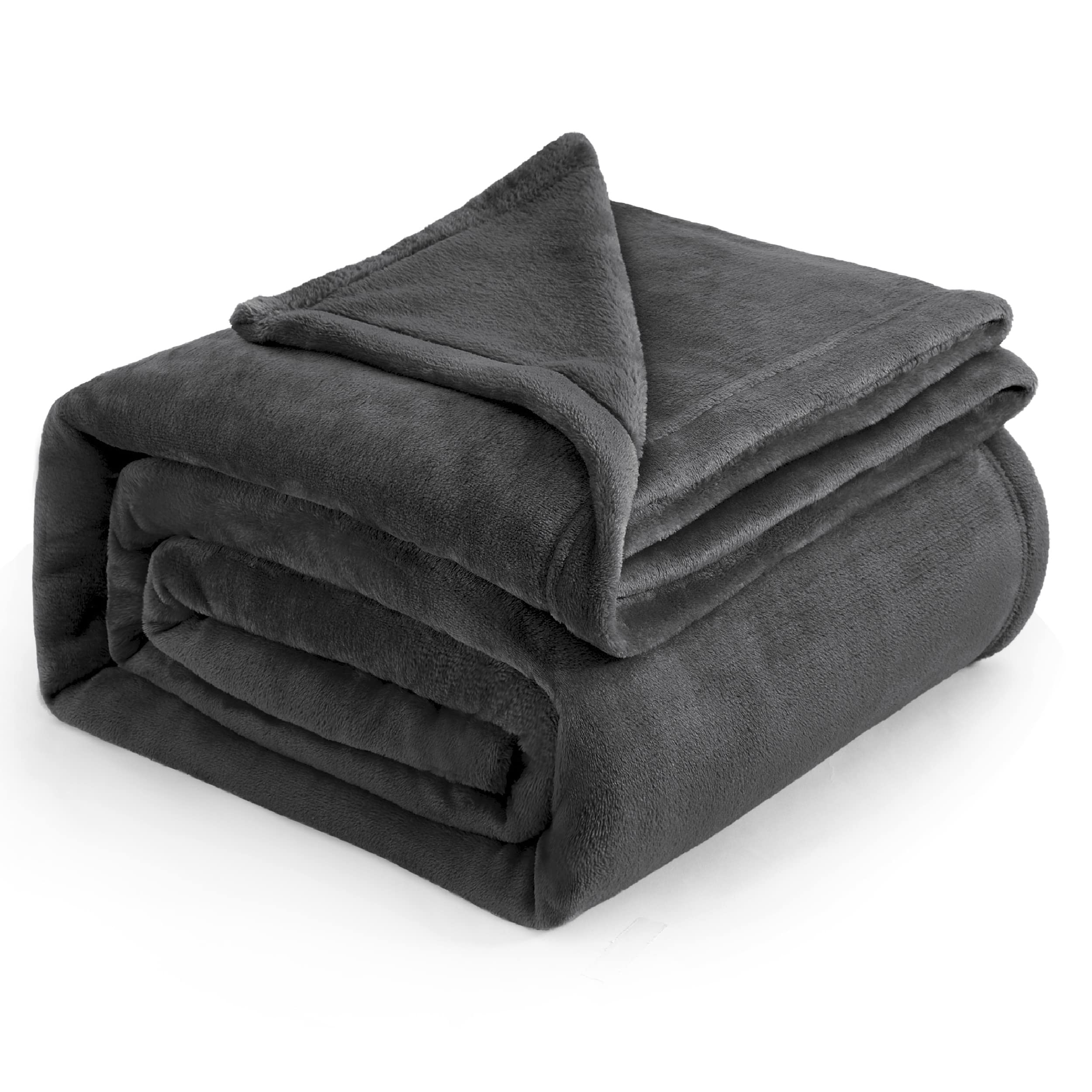 Bedsure GentleSoft king blanket front view shows cozy coverage