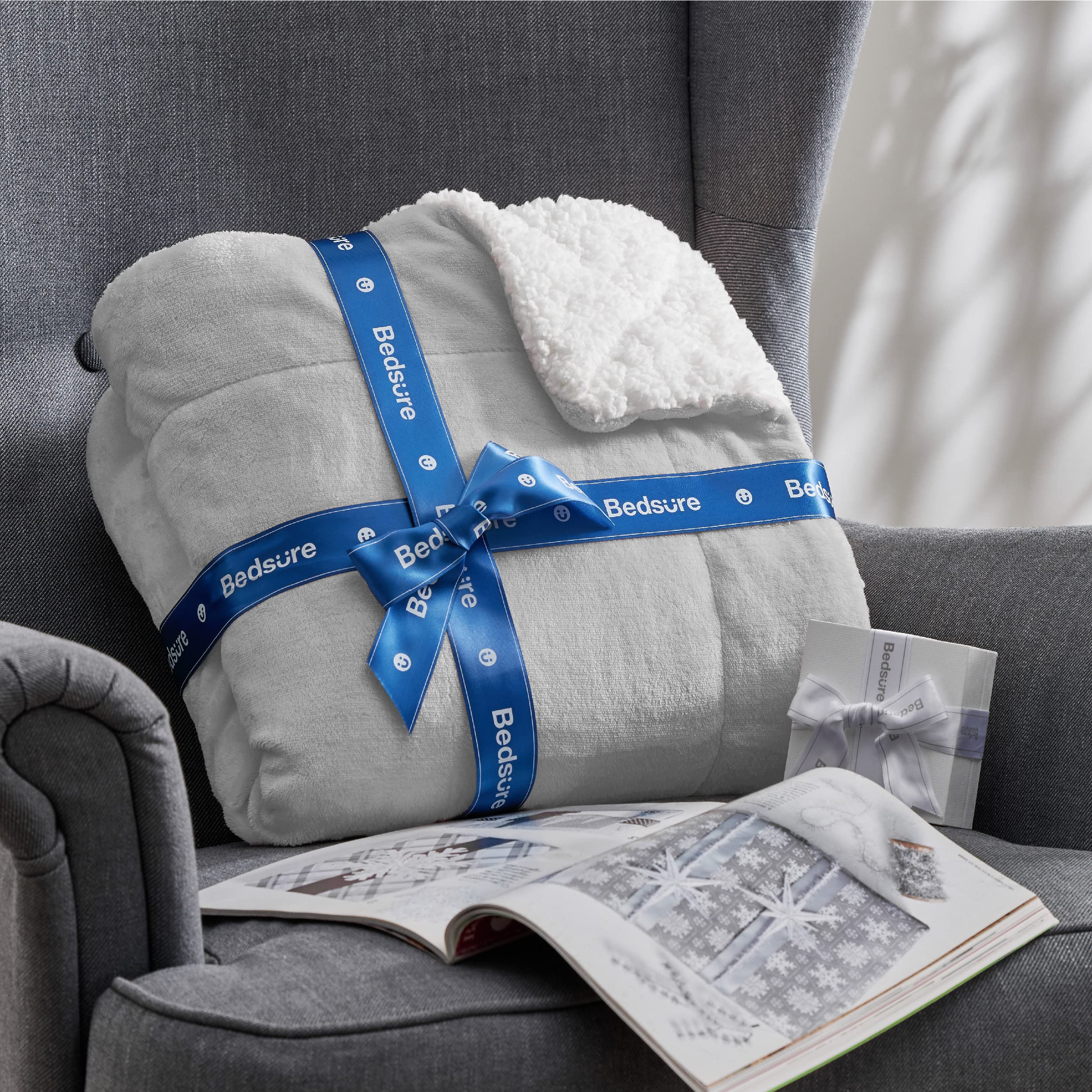 Bedsure GentleSoft gift-ready packaging shown as presentable gift option