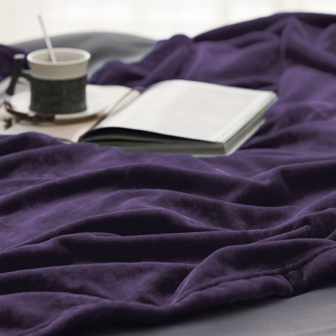 Bedsure GentleSoft spread on twin bed showing full 60x80 inch coverage