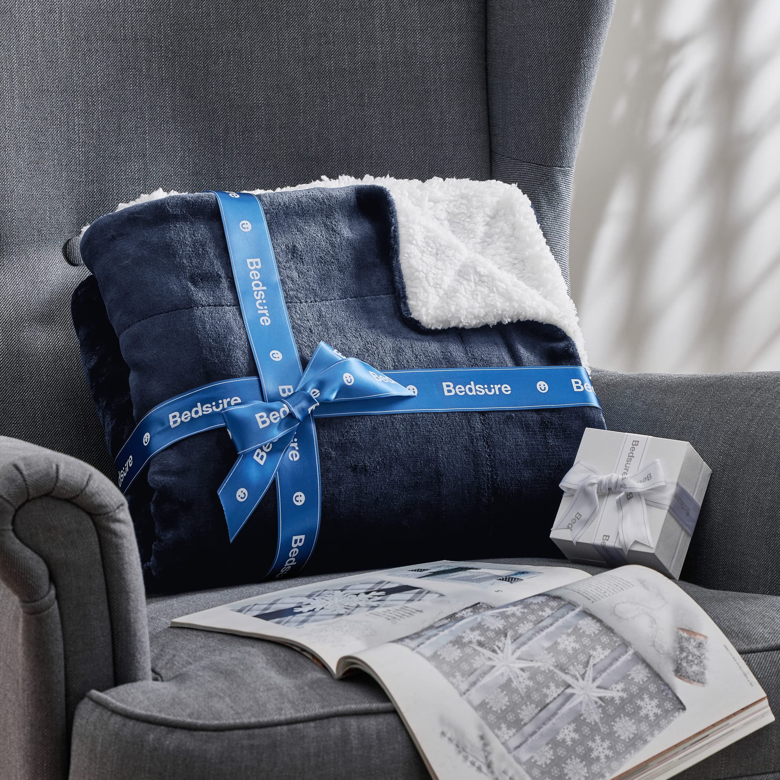 Bedsure blanket in gift-ready packaging ideal for easy giving
