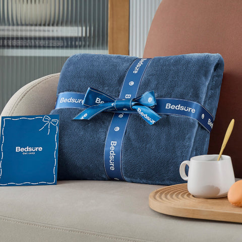 Bedsure gentleSoft pre-wrapped package showing gift-ready presentation benefit