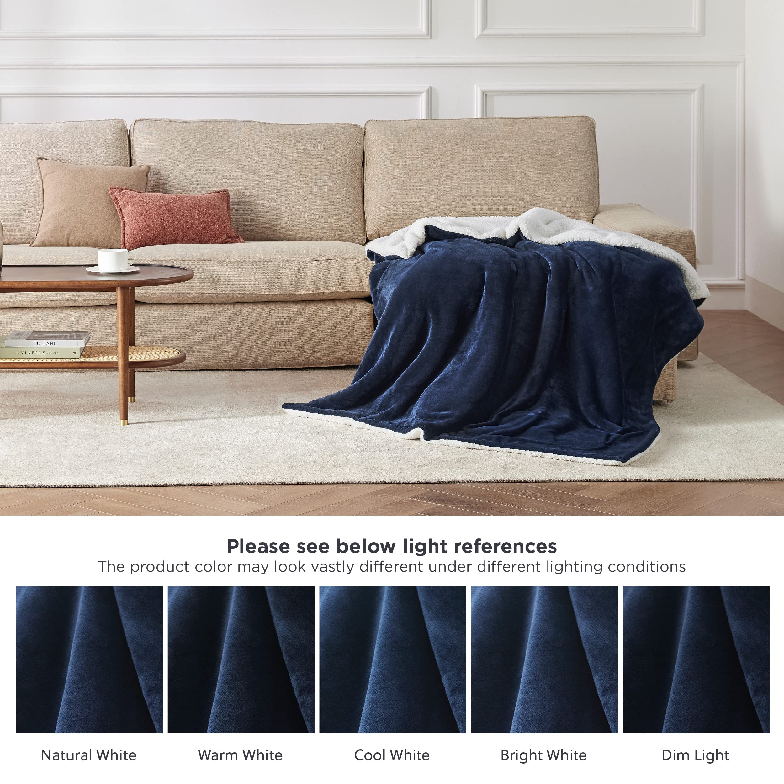 Bedsure blanket used by person in recliner providing warmth and relaxation