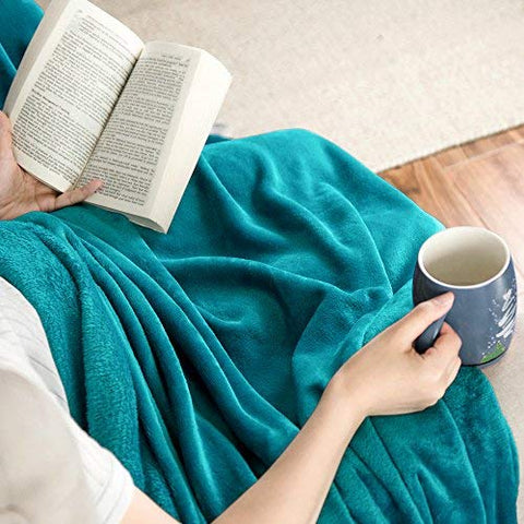 Bedsure GentleSoft with pet relaxing showing pet-friendly durability