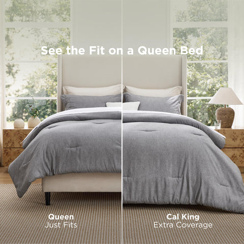 Bedsure detailed shot of two matching pillow shams highlighting coordinated styling benefit