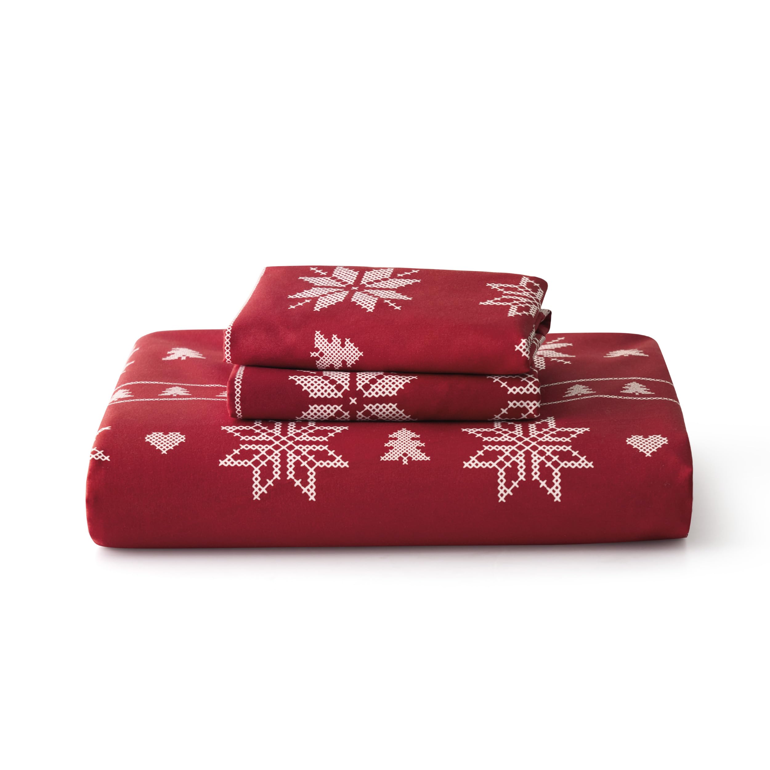 Bedsure lifestyle scene with holiday decor enhancing bedroom seasonal appeal