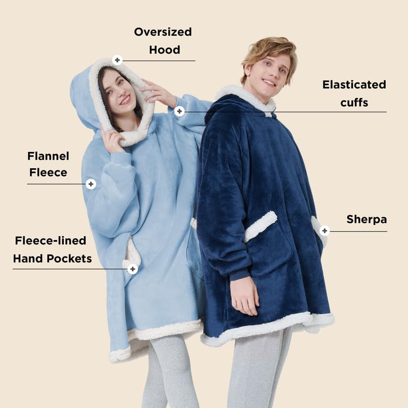 Bedsure sherpa lining close-up highlighting plush texture and comfort