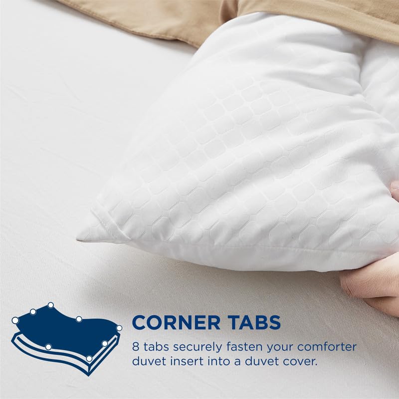 Bedsure comforter in bedroom lifestyle creating cozy polished bed