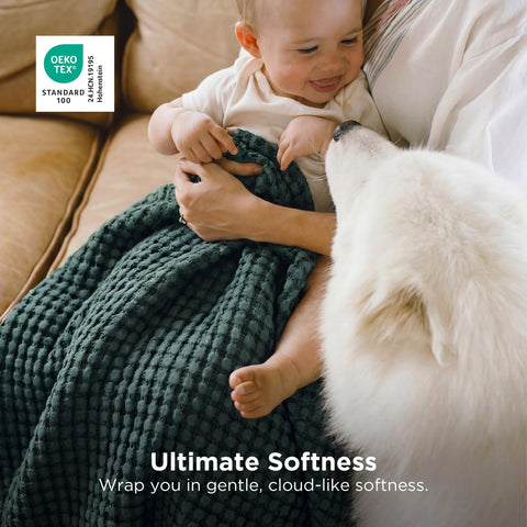 Bedsure king blanket spread across bed showing full coverage benefit