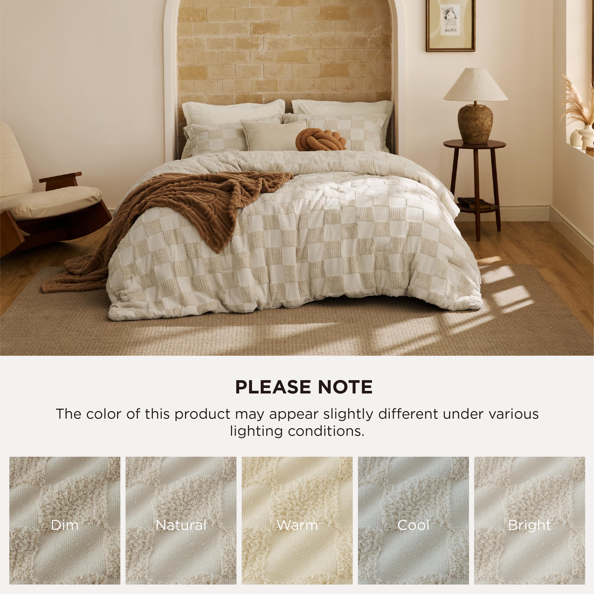 Bedsure layered bedding with throw demonstrating versatile styling