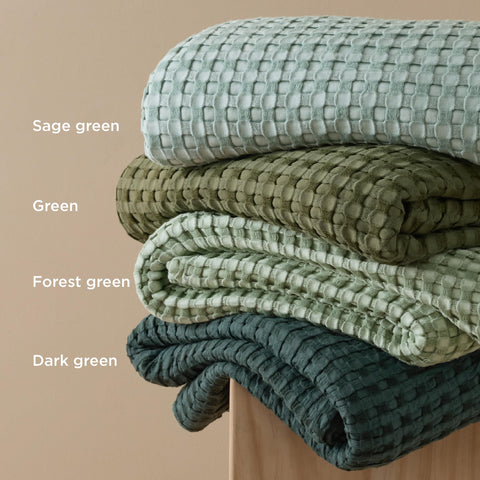 Bedsure styled in bedroom setting showing decorative layering benefit