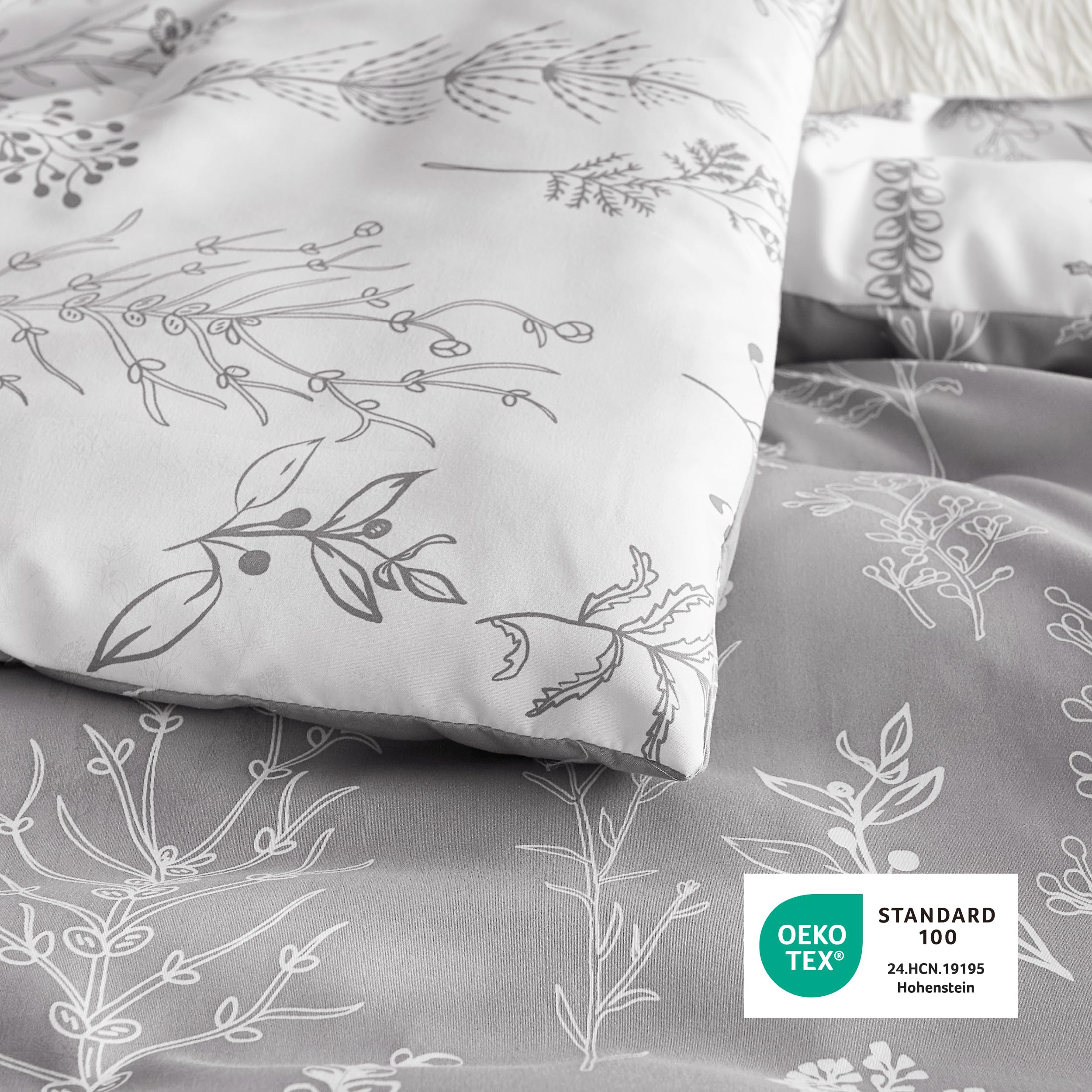 Bedsure comforter styled in bedroom showing cozy aesthetic upgrade benefit