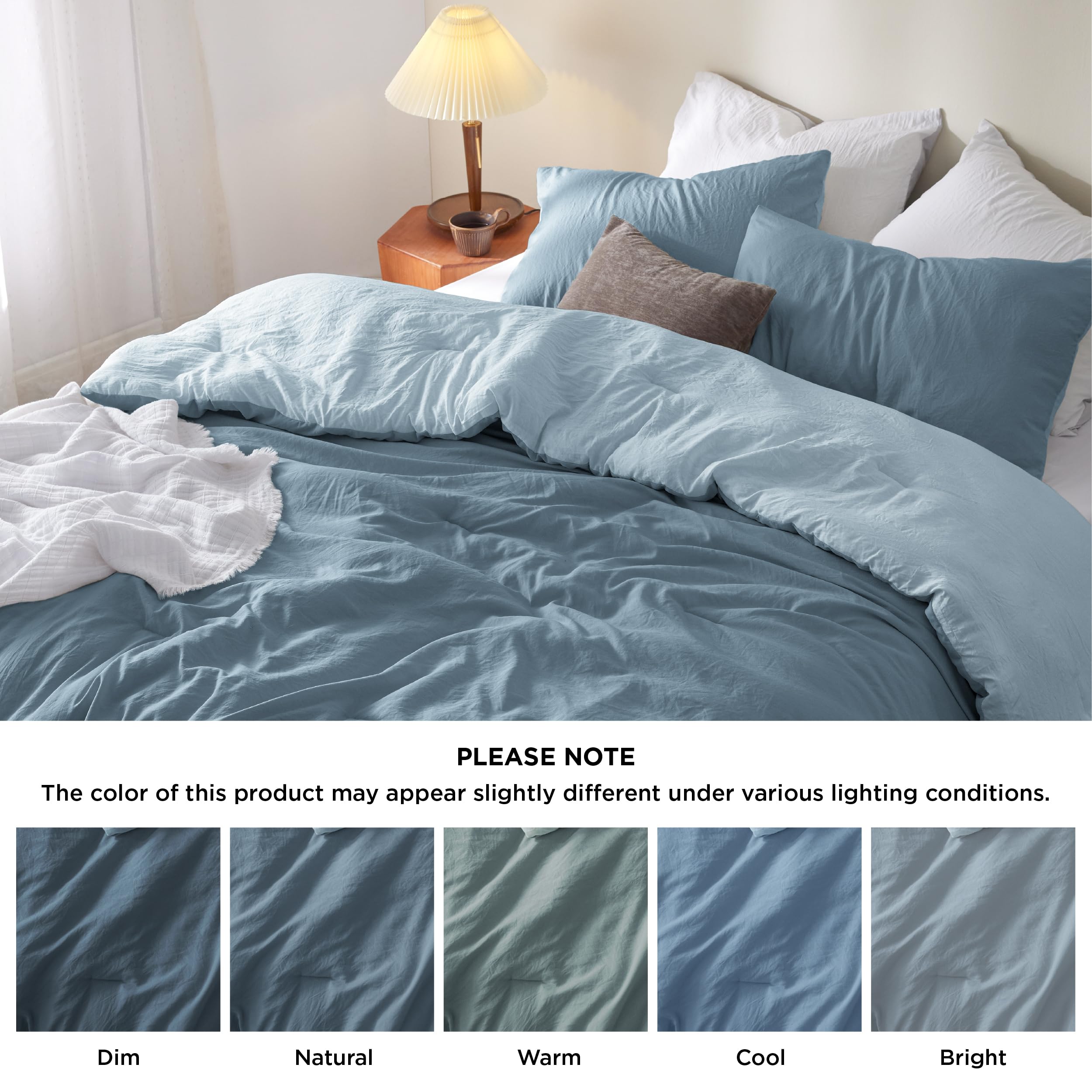 Bedsure styled bedroom setting showing comforter set creating a cozy atmosphere