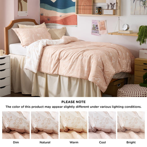 Bedsure lifestyle bedroom styling showing cottagecore vibe and decorative impact benefit