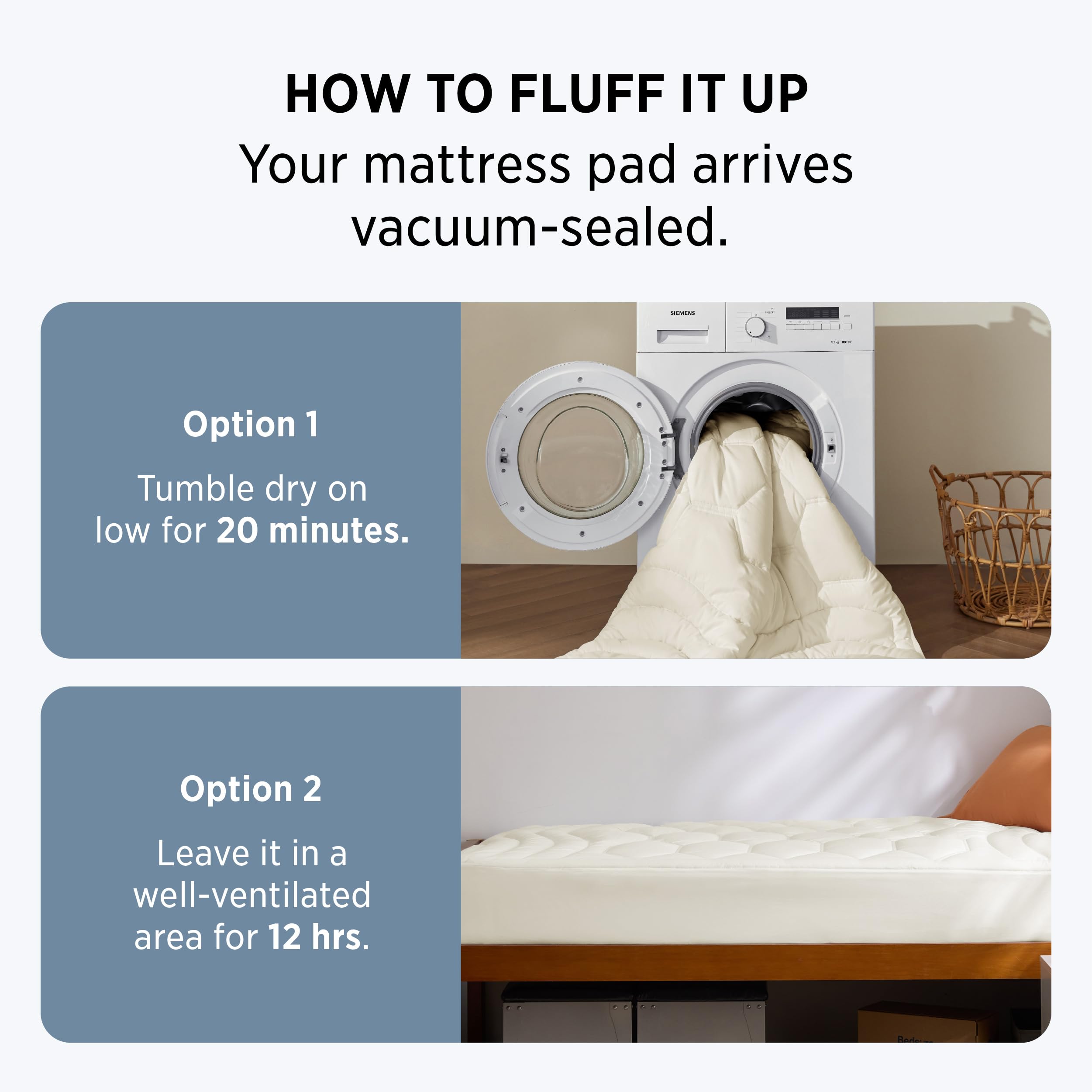 Bedsure lifestyle dorm room scene showing cozy, ready-to-use bed setup