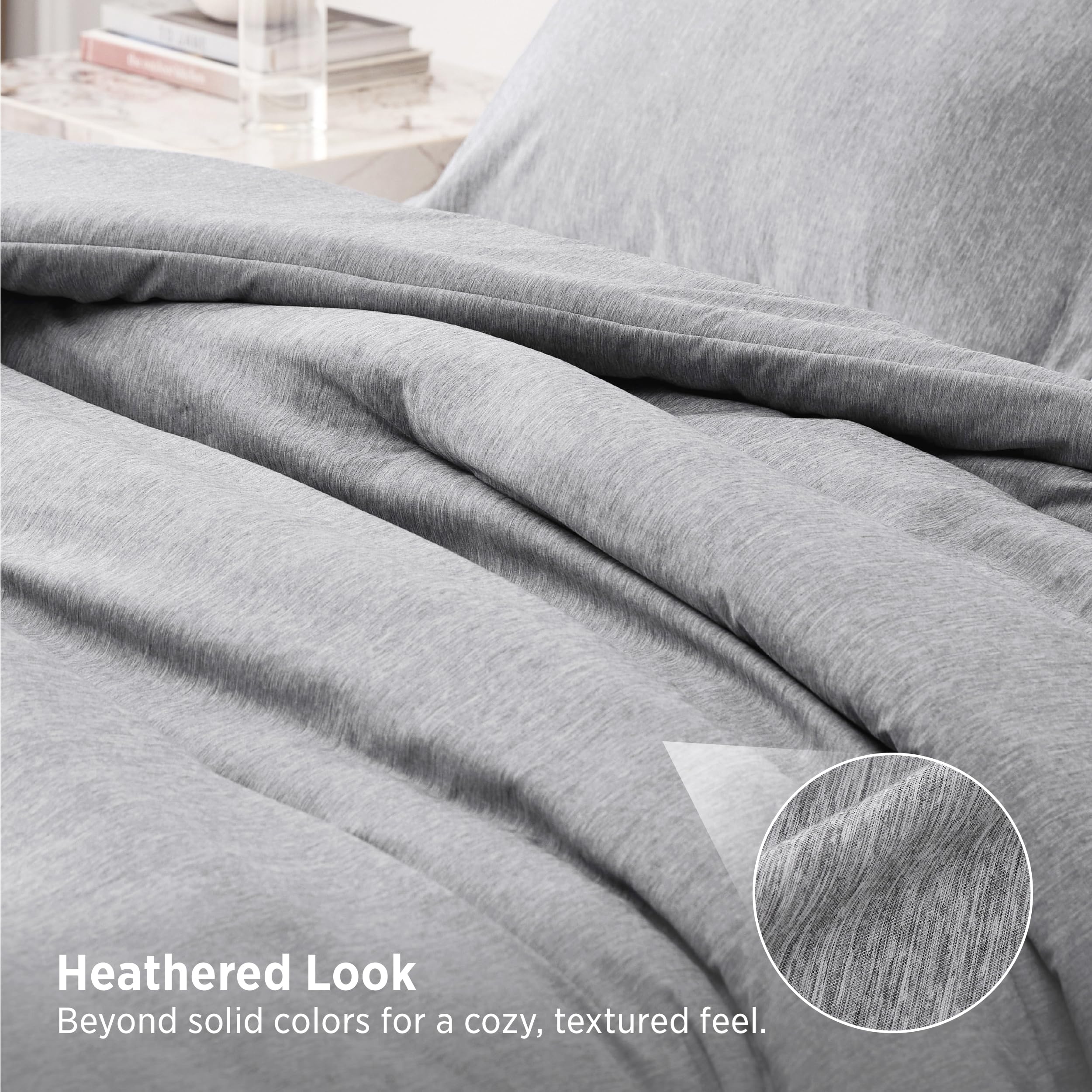 Bedsure corner loop detail for securing comforter inside a duvet cover