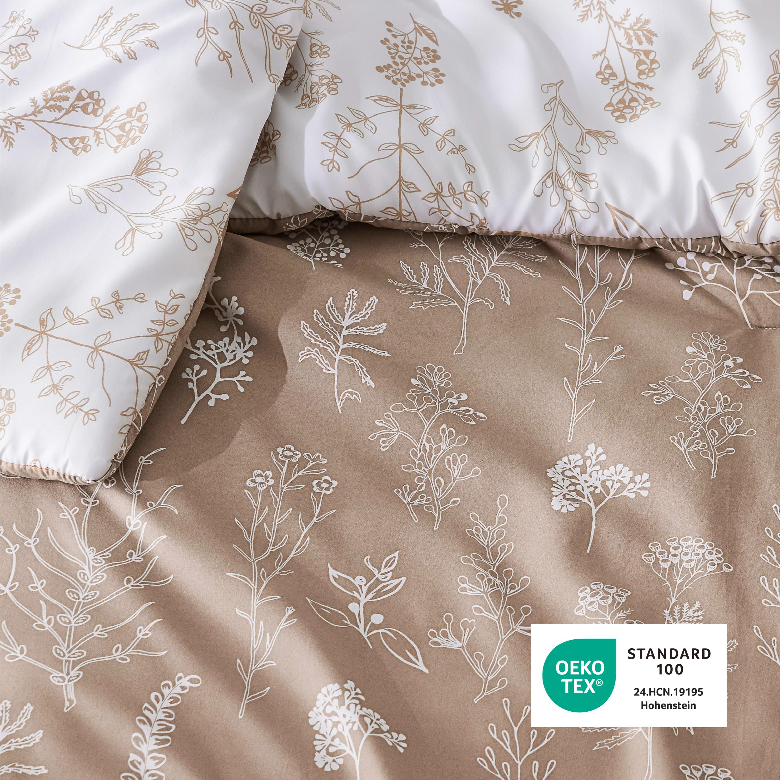 Bedsure lifestyle image in styled bedroom illustrating easy seasonal refresh