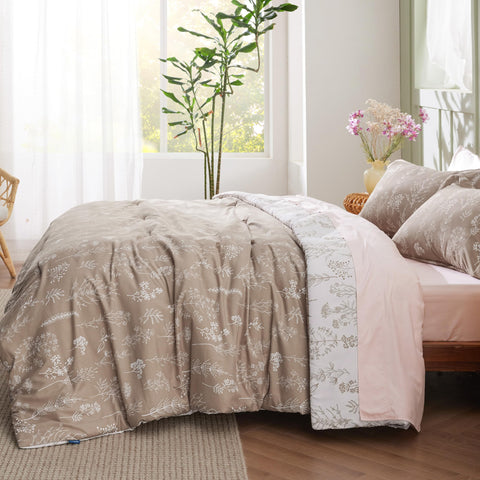 Bedsure pillow shams arranged on bed for coordinated, finished bedroom look