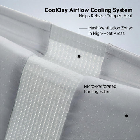 Bedsure mesh jacquard close-up demonstrating increased breathability