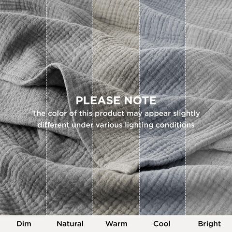 Bedsure care label and stitching close-up showing durable construction and easy care