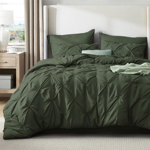 Bedsure close-up of brushed microfiber texture showing soft finish for comfortable sleep