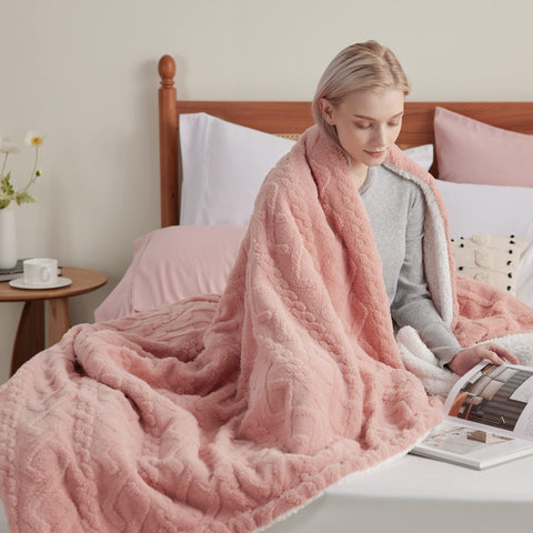 Bedsure draped on sofa adding cozy style and living room warmth