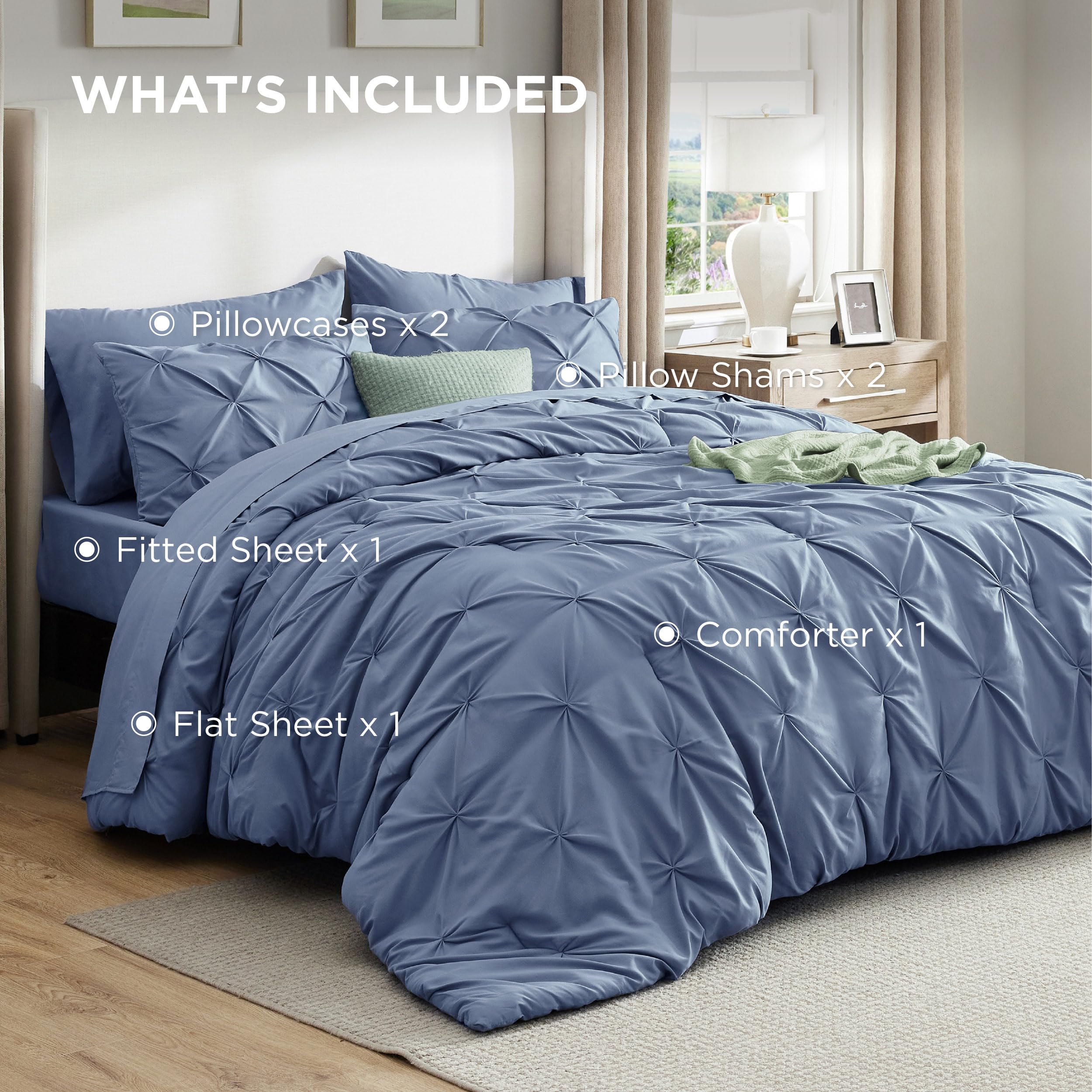 Bedsure boxed bedding set ready to gift for easy moving or special occasions