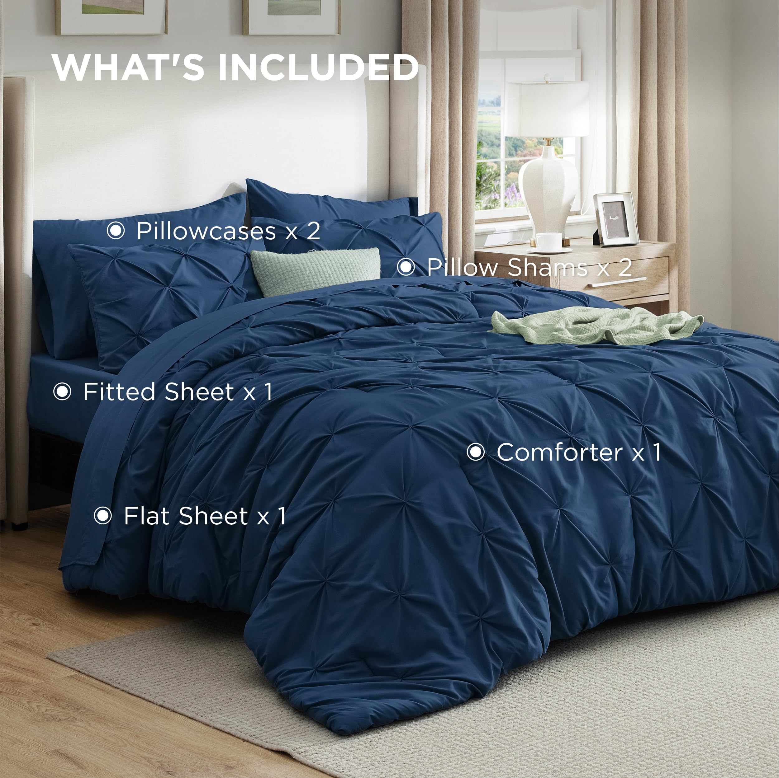 Bedsure boxed bedding set ready to gift, convenient move-in solution
