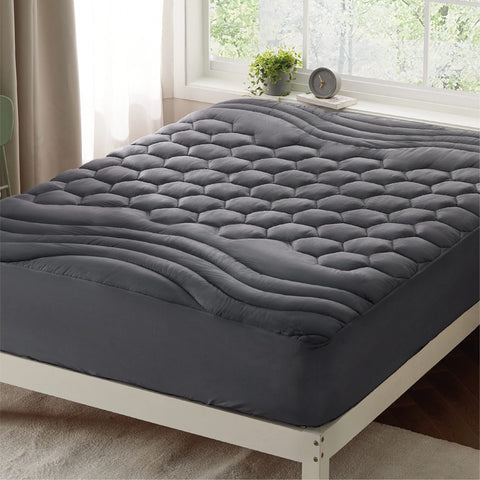 Bedsure neatly folded in packaging shows ready-to-use, washable convenience
