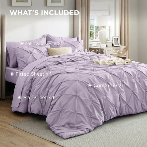 Bedsure boxed set opened to display included pieces for easy gifting