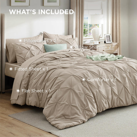 Bedsure boxed set in packaging demonstrating all included pieces and gift-ready presentation
