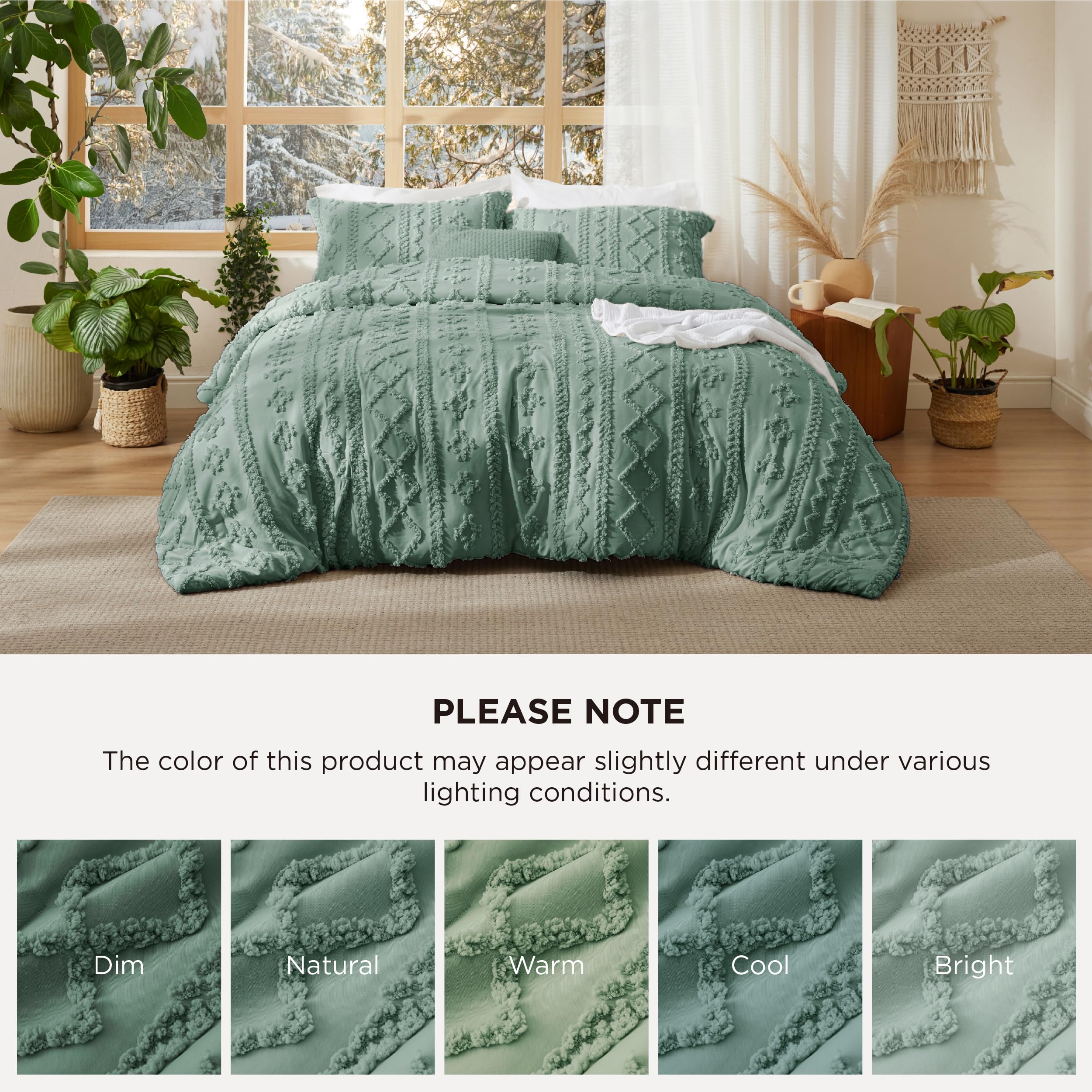 Bedsure packaging with comforter and shams showing complete included set