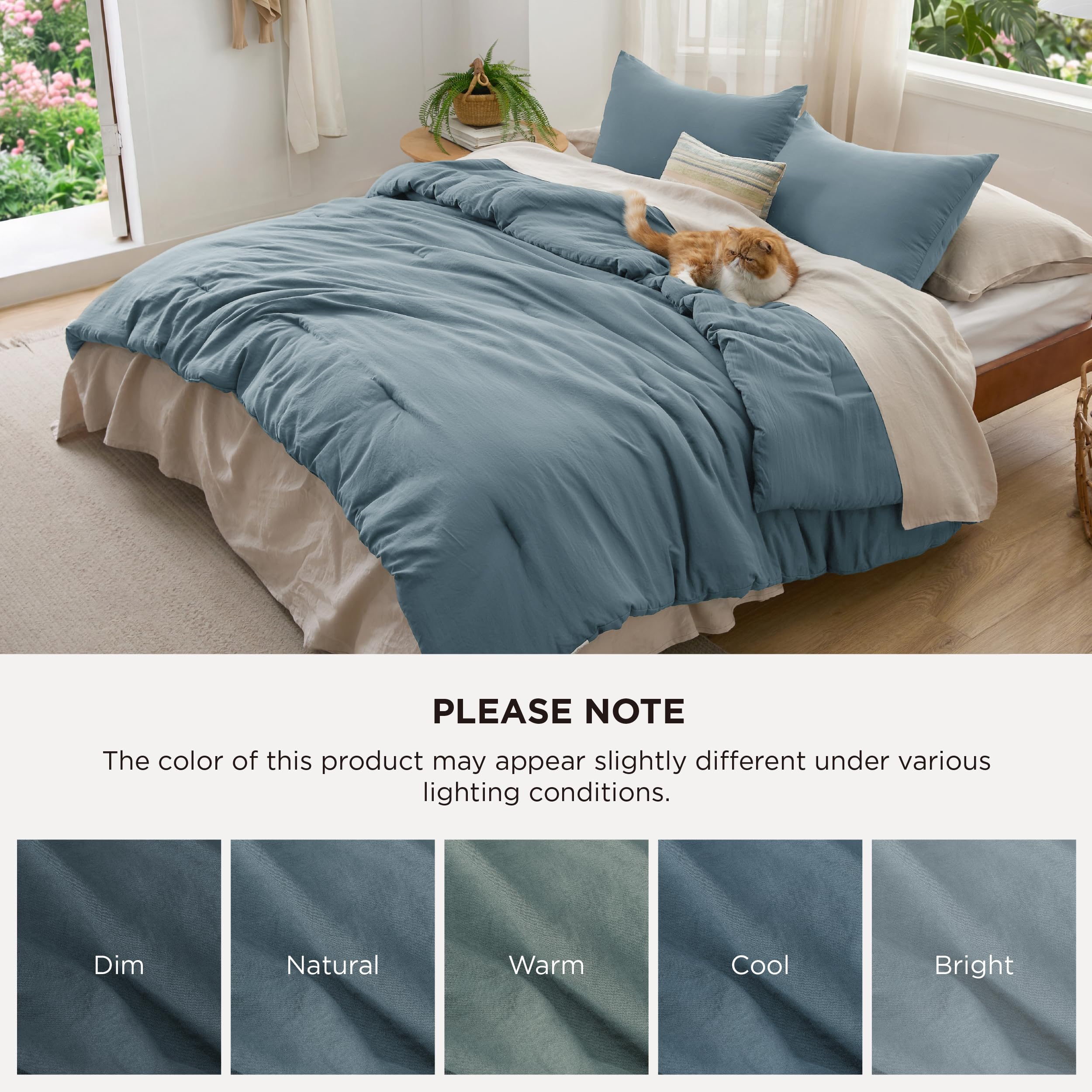 Bedsure packaging and OEKO-TEX label emphasizing tested safe materials