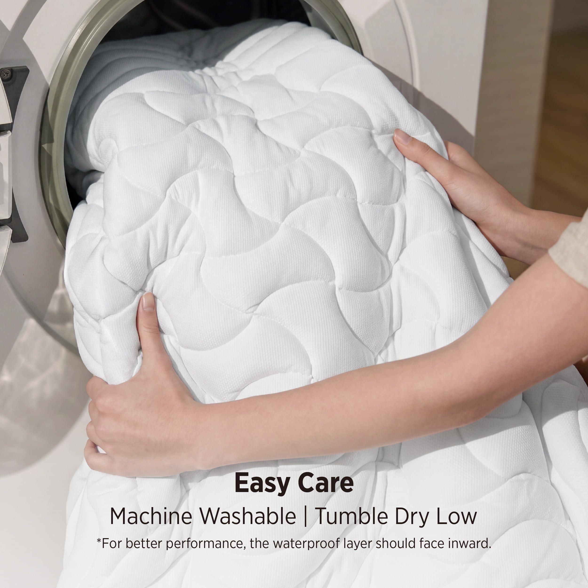 Bedsure packaging and label image showing product branding and care instructions