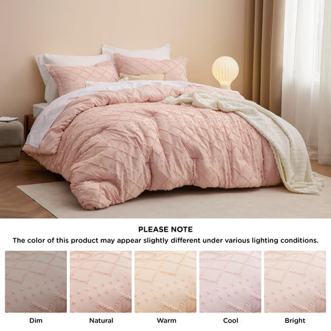 Bedsure packaged set with comforter and shams shows ready-to-use convenience benefit
