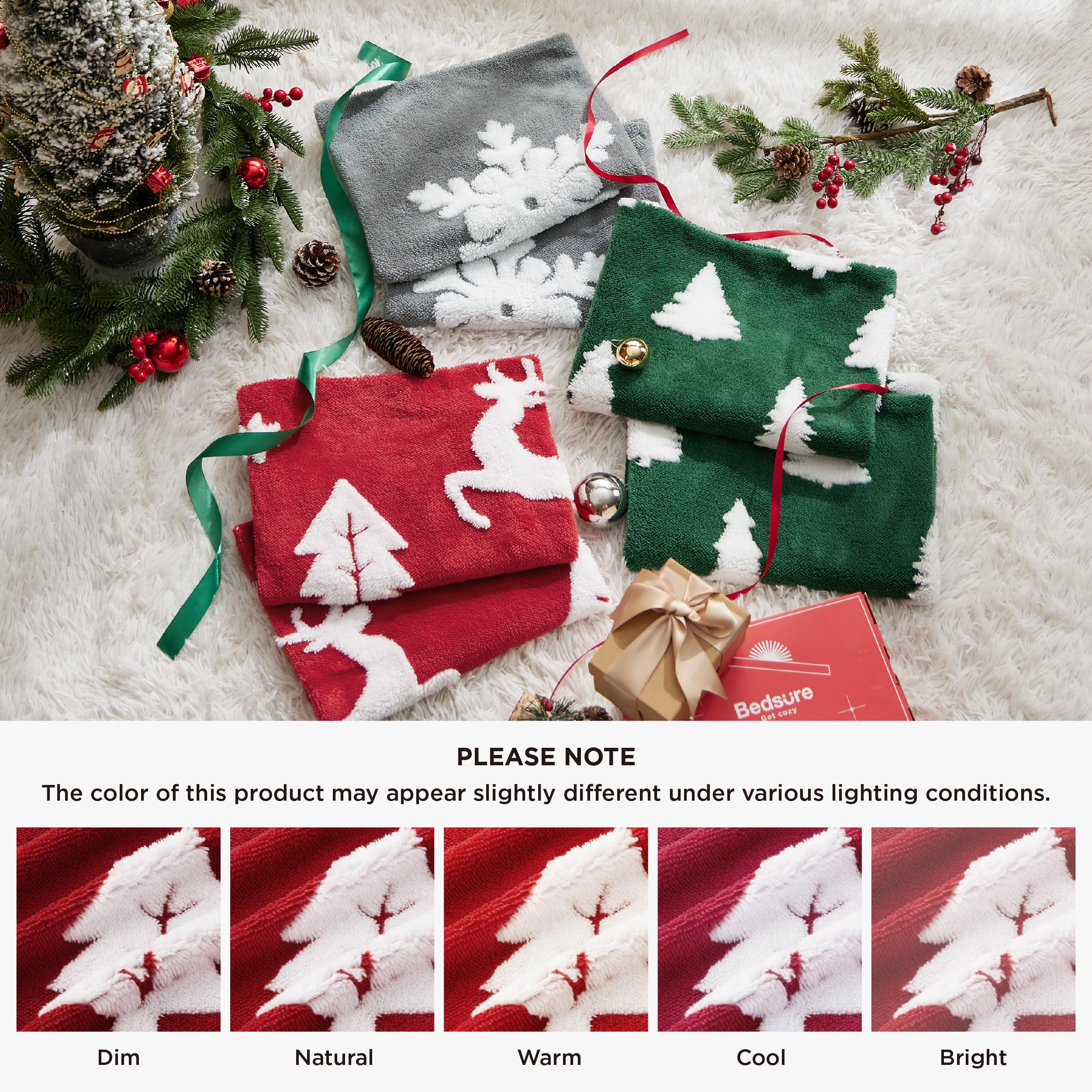 Bedsure gift-ready packaging showing boxed set perfect for holiday presents